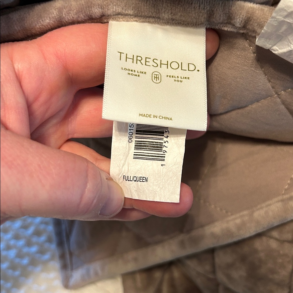 Threshold Quilted Velvet Bedding Set - Picture 6 of 8